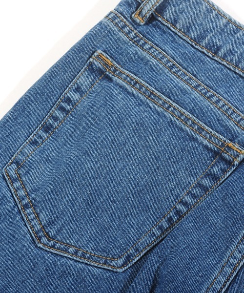 【セール】【neos -addictive design-】スリムシルエット 2タイプ ダメージ フレアデ二ム（デニムパンツ）｜neos（ネオス）