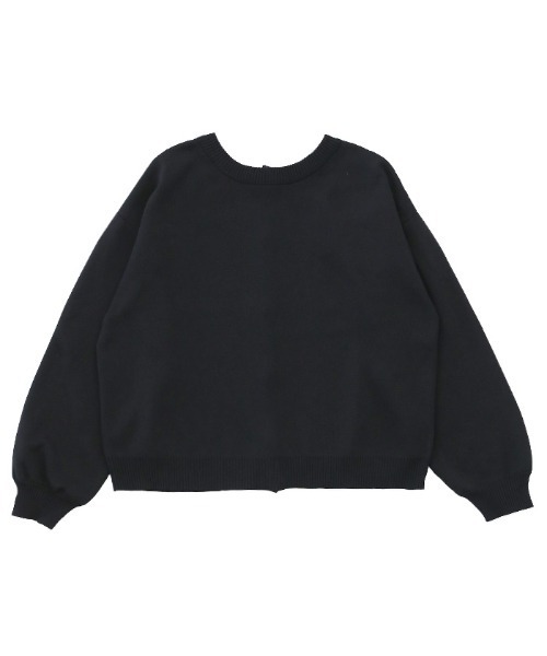 ショート丈ダンボールニットプルオーバー（Tシャツ/カットソー