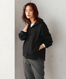 COMME CA ISM | 〈イージーケア〉 ダンボールニット サイドスリット パーカー(パーカー)