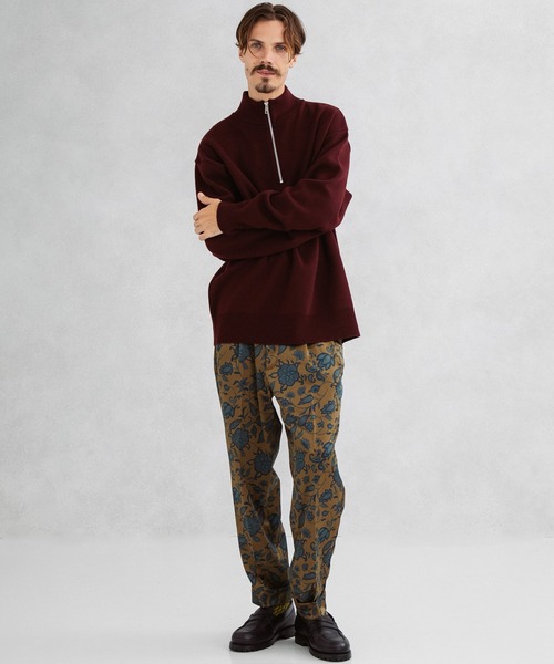 【新品未使用】【UNITED TOKYO】オーバーカラージップニット UNITED TOKYO（ユナイテッドトウキョウ）の「オーバーサイズハーフ