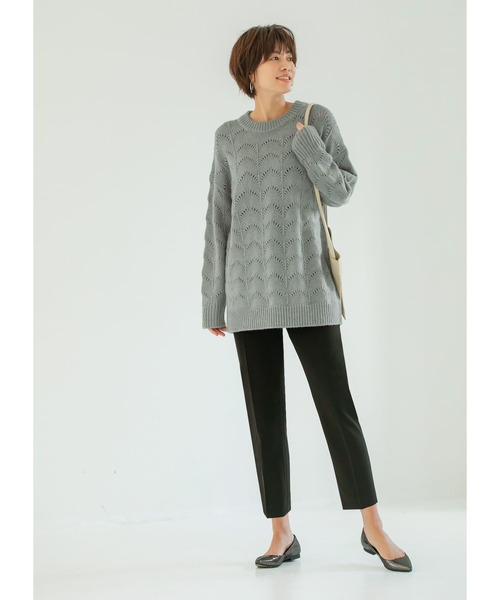 STYLE DELI（スタイルデリ）の「【Made in JAPAN】 ダブルクロステーパードパンツ（その他パンツ・レディース・ブラック/ブラウン/キャメル・SMALL/MEDIUM）」の16枚目の写真