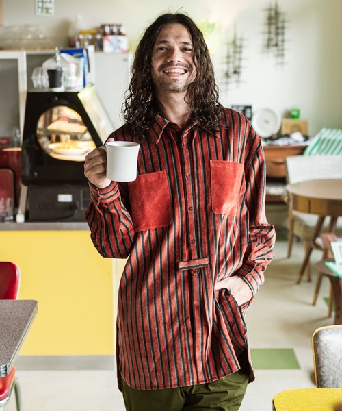 glamb（グラム）の「Corduroy Stripe SH / コーデュロイストライプ