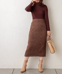 natural couture | MIXヤーンIラインスカート(スカート)