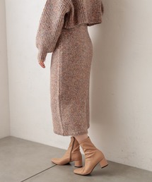 natural couture | MIXヤーンIラインスカート(スカート)