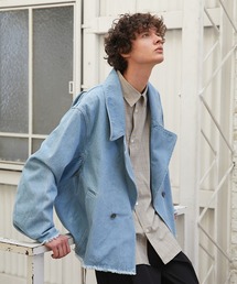 shiki tokyo | OVERSIZED SHORT DENIM BLOUSON / オーバーサイズショートデニムブルゾン(ブルゾン)