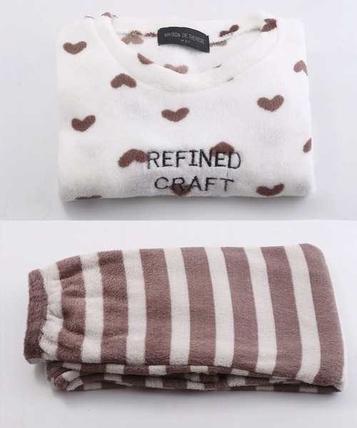 セール 暖かいコーラルフリース パジャマ ルームウェア パジャマ Maison De Therese メゾン ド テレーズ のファッション通販 Zozotown