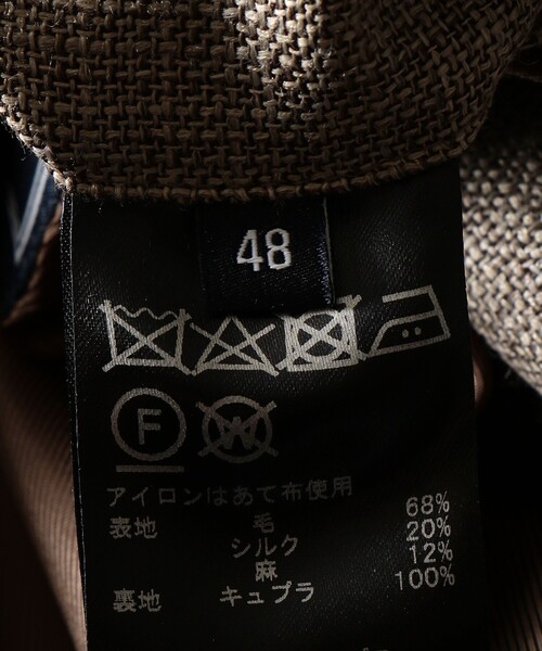 SHIPS（シップス）の「SHIPS: ＜テレワーク対応可能＞LORO PIANA FABRIC  サマータイム ソリッド ジャケット（テーラードジャケット・メンズ・カーキ・44/46/48/50/52/42）」の2枚目の写真