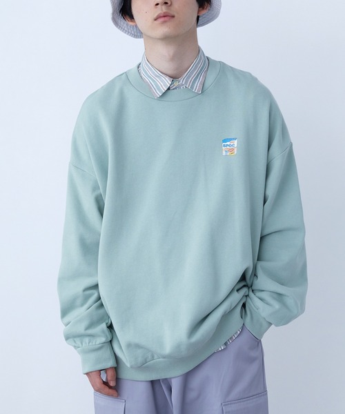 SPOC STORE（スポックストア）の「【SPOC STORE】バックプリントオーバーサイズスウェット（スウェット・メンズ・ホワイト系その他/グレー系その他/ベージュ系その他/グリーン系その他/パープル系その他・M/L）」の4枚目の写真