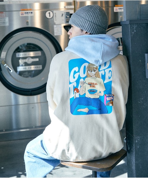 SPOC STORE（スポックストア）の「【SPOC STORE】バックプリントオーバーサイズスウェット（スウェット・メンズ・ホワイト系その他/グレー系その他/ベージュ系その他/グリーン系その他/パープル系その他・M/L）」の9枚目の写真