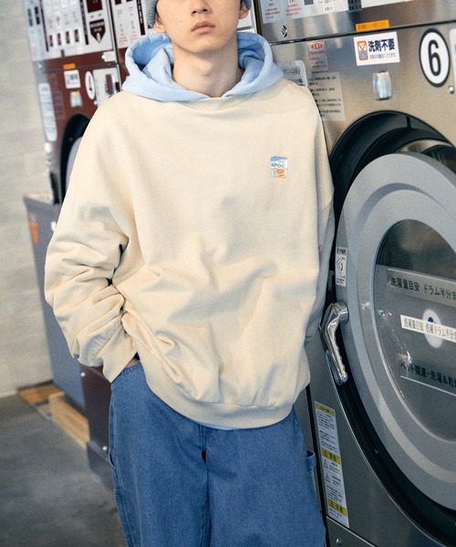 SPOC STORE（スポックストア）の「【SPOC STORE】バックプリントオーバーサイズスウェット（スウェット・メンズ・ホワイト系その他/グレー系その他/ベージュ系その他/グリーン系その他/パープル系その他・M/L）」の10枚目の写真