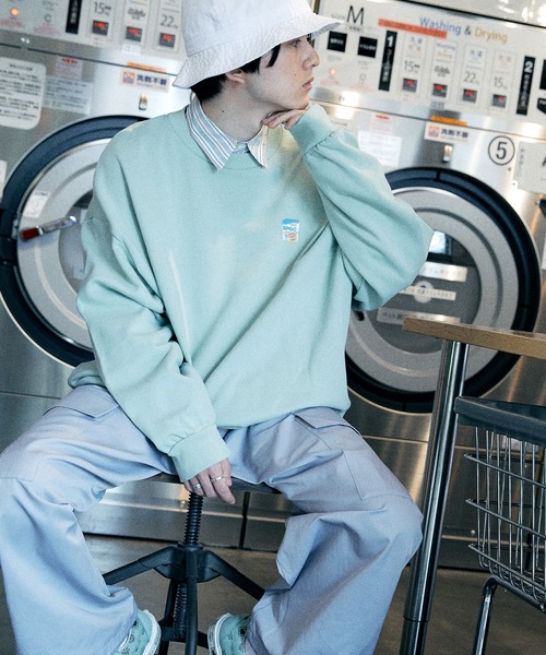 SPOC STORE（スポックストア）の「【SPOC STORE】バックプリントオーバーサイズスウェット（スウェット・メンズ・ホワイト系その他/グレー系その他/ベージュ系その他/グリーン系その他/パープル系その他・M/L）」の17枚目の写真