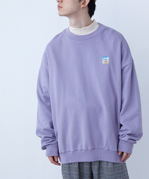 SPOC STORE（スポックストア）の「【SPOC STORE】バックプリントオーバーサイズスウェット（スウェット・メンズ・ホワイト系その他/グレー系その他/ベージュ系その他/グリーン系その他/パープル系その他・M/L）」の21枚目の写真