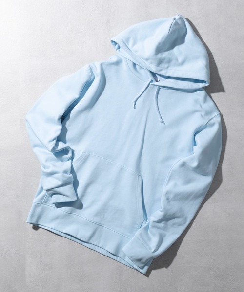 Printstar（プリントスター）の「1枚で決まる豊富カラー【Printstar】standard pull over foodie / 9.7オンス スタンダード プルオーバー パーカー 裏毛 裏パイル フーディー 00188（パーカー・レディース・ホワイト/ブラック/グレー/オートミール/ブルー/パープル/グリーン/ピンク/イエロー/ネイビー/ライトベージュ/スモークピンク/ライトブルー/バーガンディー/レッド/ダークグリーン・S/M/L/XL/2XL）」の8枚目の写真