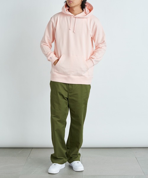 Printstar（プリントスター）の「1枚で決まる豊富カラー【Printstar】standard pull over foodie / 9.7オンス スタンダード プルオーバー パーカー 裏毛 裏パイル フーディー 00188（パーカー・レディース・ホワイト/ブラック/グレー/オートミール/ブルー/パープル/グリーン/ピンク/イエロー/ネイビー/ライトベージュ/スモークピンク/ライトブルー/バーガンディー/レッド/ダークグリーン・S/M/L/XL/2XL）」の17枚目の写真