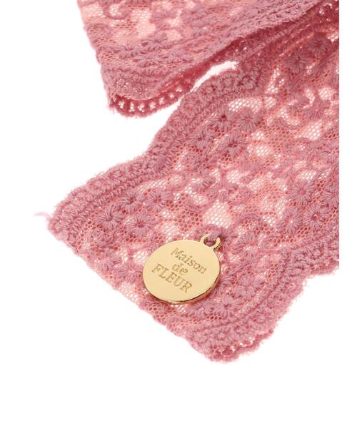 Maison de FLEUR（メゾンドフルール）の「レースリボンヘアゴム