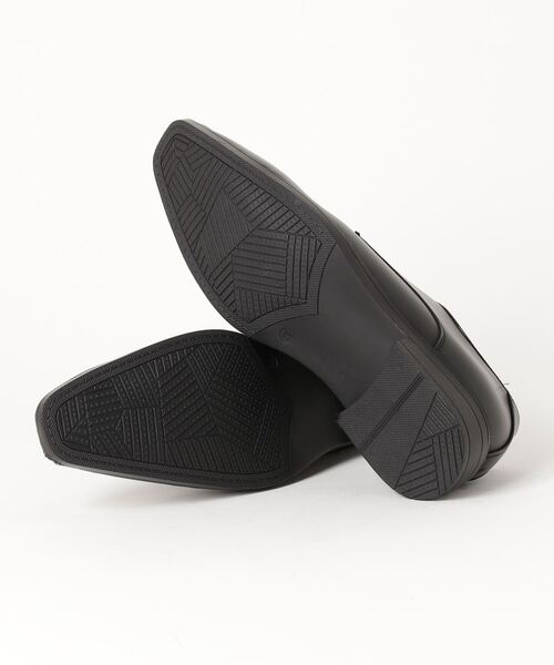 AAA+（サンエープラス）の「AAA+ 外羽根スワールモカシン（モカシン/デッキシューズ・メンズ・ブラック・42/48/39/50/41/40/43/46/45/44）」の3枚目の写真