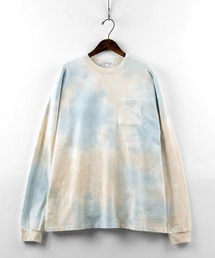 make a ray!（メイク ア レイ！）の「タイダイ染め 胸ポケット ビッグシルエット  長袖Tシャツ（Tシャツ/カットソー・メンズ）」