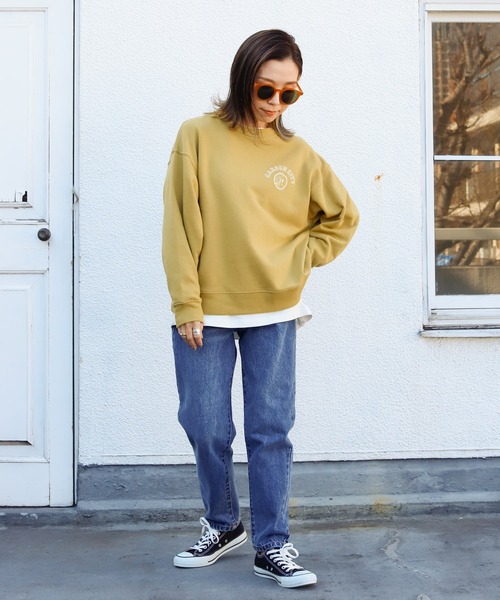 Auntie Rosa Holiday（アンティローザホリデー）の「カレッジミニロゴスウェット（スウェット・レディース・ネイビー/グレー/グリーン・FREE）」の18枚目の写真