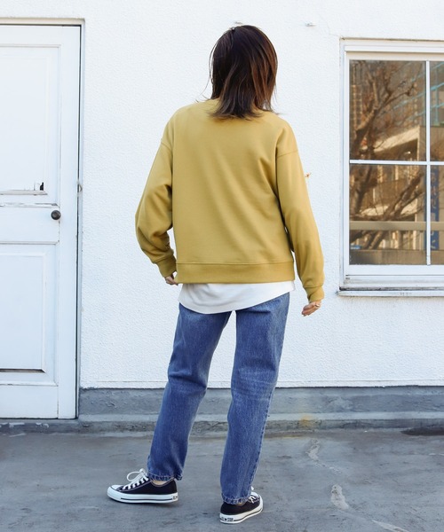 Auntie Rosa Holiday（アンティローザホリデー）の「カレッジミニロゴスウェット（スウェット・レディース・ネイビー/グレー/グリーン・FREE）」の19枚目の写真