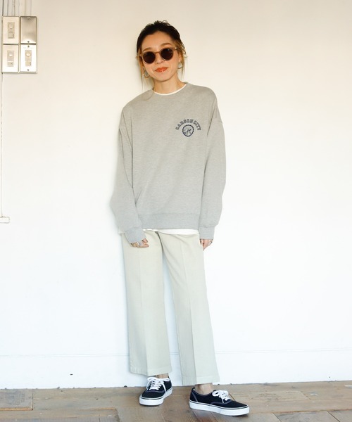 Auntie Rosa Holiday（アンティローザホリデー）の「カレッジミニロゴスウェット（スウェット・レディース・ネイビー/グレー/グリーン・FREE）」の7枚目の写真