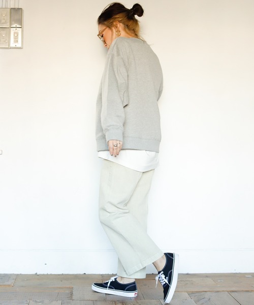 Auntie Rosa Holiday（アンティローザホリデー）の「カレッジミニロゴスウェット（スウェット・レディース・ネイビー/グレー/グリーン・FREE）」の9枚目の写真