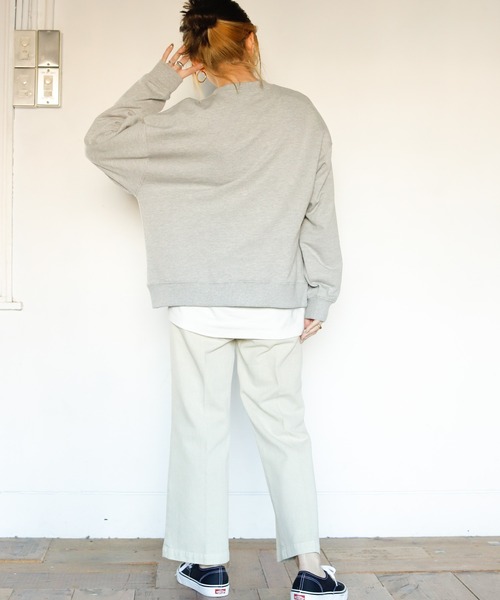 Auntie Rosa Holiday（アンティローザホリデー）の「カレッジミニロゴスウェット（スウェット・レディース・ネイビー/グレー/グリーン・FREE）」の10枚目の写真