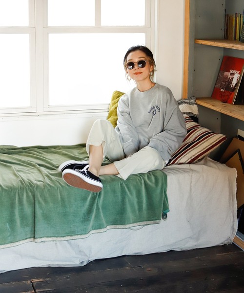 Auntie Rosa Holiday（アンティローザホリデー）の「カレッジミニロゴスウェット（スウェット・レディース・ネイビー/グレー/グリーン・FREE）」の13枚目の写真