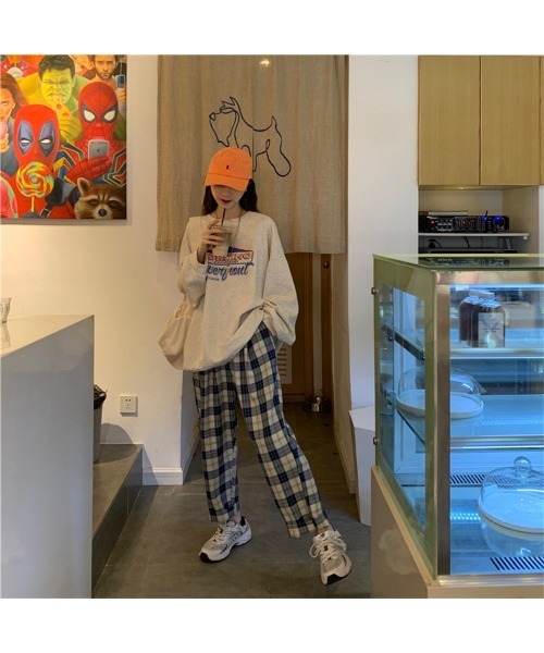 DEVICE(デバイス)の「カレッジロゴ オーバーサイズ スウェット トレーナー(スウェット・メンズ・グレー/ブルー・FREE)」の15枚目の写真