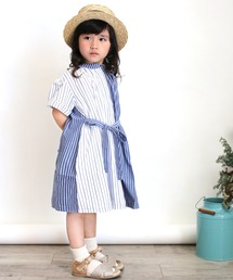 L.COPECK（エルコペック）の「先染ストライプシャツワンピ（ワンピース）」