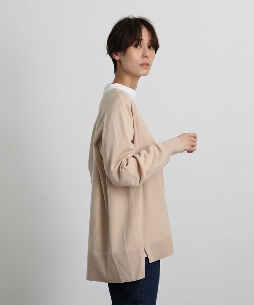 S パフスリーブvネックカーディガン S パフスリーブvネックカーディガン