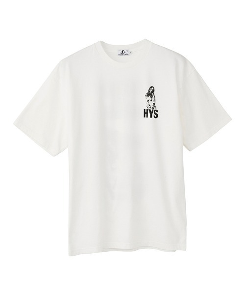 HYSTERIC GLAMOUR（ヒステリックグラマー）の「HYS EXPERIENCE Tシャツ（Tシャツ/カットソー・メンズ・ホワイト/ブラック/ブルー・SMALL/MEDIUM/LARGE/X-LARGE）」の8枚目の写真