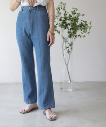 【WEB限定】センターステッチフレアーパンツ