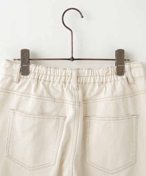 frames RAY CASSIN(フレームスレイカズン)の「【WEB限定】センターステッチフレアーパンツ(デニムパンツ・レディース・インディゴブルー/オフホワイト・FREE)」の10枚目の写真