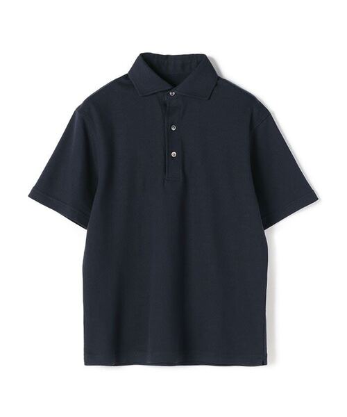 CROSSPLUS ONLINE（クロスプラスオンライン）の「【bizcos】ﾋﾞｽﾞｺｽ　カッタウェイカノコポロシャツ / スマートフィット（ポロシャツ・メンズ・ホワイト/ブラック/ネイビー/サックスブルー・L2/L3/M2/M3/LL3/LL4）」の8枚目の写真