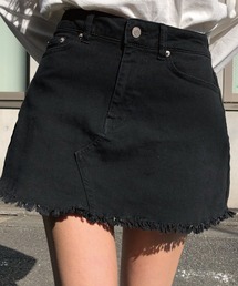 BASIC デニムミニスカート