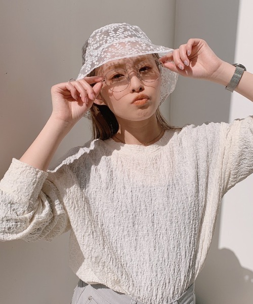 レースバケットハット（ハット）｜VANNIE U（ヴァニーユー）の