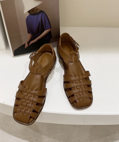 SMILE ORCHID（スマイルオーキッド）の「グルカサンダル（サンダル・レディース・ホワイト/ブラック/ブラウン・37/38/39）」の3枚目の写真