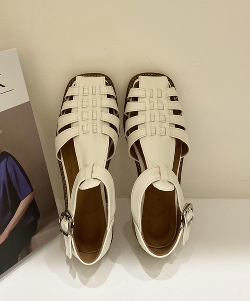 SMILE ORCHID（スマイルオーキッド）の「グルカサンダル（サンダル・レディース・ホワイト/ブラック/ブラウン・37/38/39）」の6枚目の写真