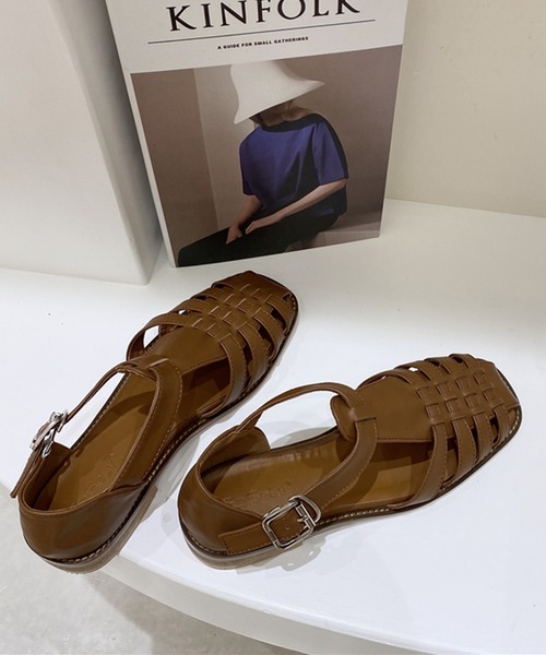 SMILE ORCHID（スマイルオーキッド）の「グルカサンダル（サンダル・レディース・ホワイト/ブラック/ブラウン・37/38/39）」の11枚目の写真