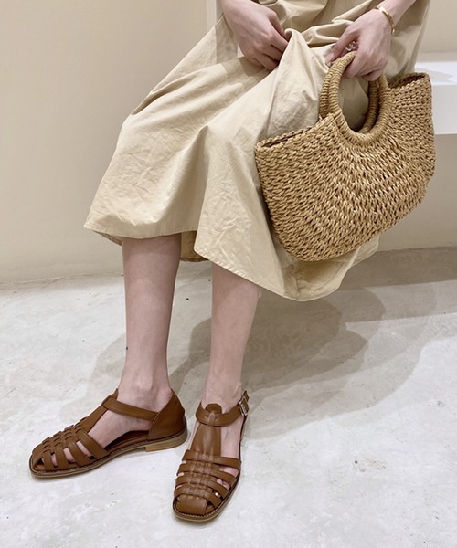 SMILE ORCHID（スマイルオーキッド）の「グルカサンダル（サンダル・レディース・ホワイト/ブラック/ブラウン・37/38/39）」の8枚目の写真