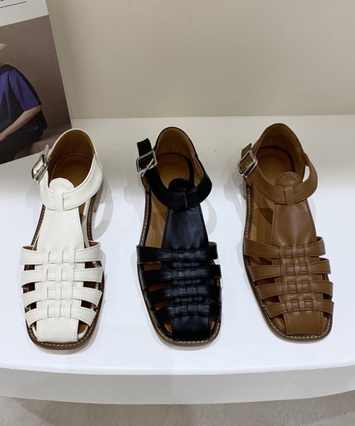 SMILE ORCHID（スマイルオーキッド）の「グルカサンダル（サンダル・レディース・ホワイト/ブラック/ブラウン・37/38/39）」の5枚目の写真