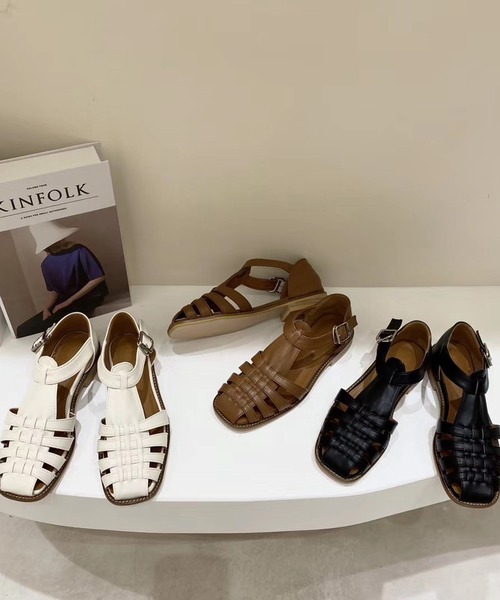 SMILE ORCHID（スマイルオーキッド）の「グルカサンダル（サンダル・レディース・ホワイト/ブラック/ブラウン・37/38/39）」の10枚目の写真