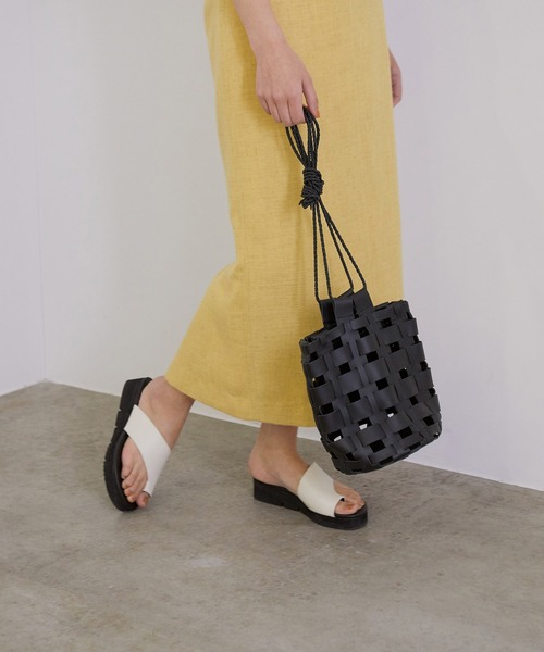 MADEMOISELLE ROPE'（マドモアゼル ロペ）の「【Bagmati】メッシュショルダーバッグ（ショルダーバッグ・レディース・ブラック・FREE）」の18枚目の写真