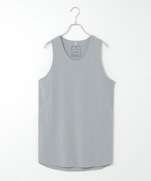 ikka（イッカ）の「ランダムテレコタンクトップ（タンクトップ・メンズ・グレー/ブラック/ホワイト・L/S/M/XL）」の4枚目の写真