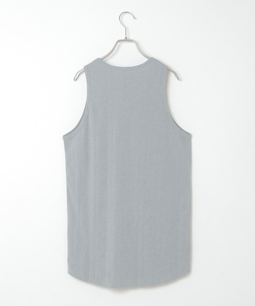 ikka（イッカ）の「ランダムテレコタンクトップ（タンクトップ・メンズ・グレー/ブラック/ホワイト・L/S/M/XL）」の5枚目の写真