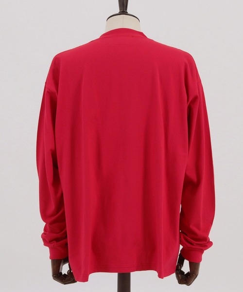 MARBLES（マーブルズ）の「mlt3401-STANDARD LS TEE (LEAVE YOU ALONE) Tシャツ（Tシャツ/カットソー・メンズ・チャコール/レッド/ネイビー・S/M/XL/L）」の14枚目の写真