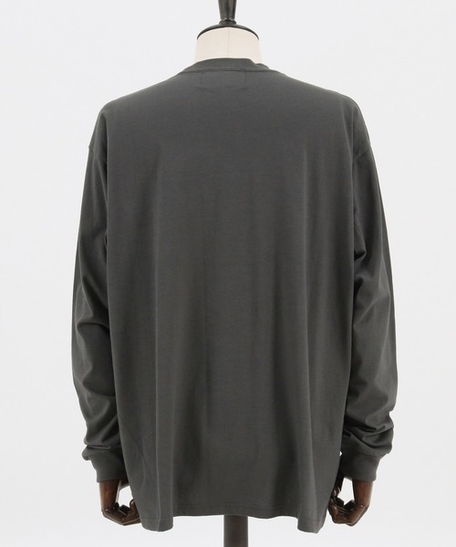 MARBLES（マーブルズ）の「mlt3401-STANDARD LS TEE (LEAVE YOU ALONE) Tシャツ（Tシャツ/カットソー・メンズ・チャコール/レッド/ネイビー・S/M/XL/L）」の16枚目の写真