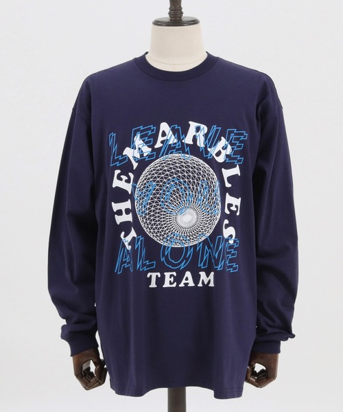 MARBLES（マーブルズ）の「mlt3401-STANDARD LS TEE (LEAVE YOU ALONE) Tシャツ（Tシャツ/カットソー・メンズ・チャコール/レッド/ネイビー・S/M/XL/L）」の17枚目の写真