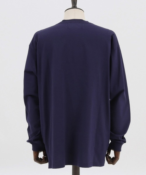 MARBLES（マーブルズ）の「mlt3401-STANDARD LS TEE (LEAVE YOU ALONE) Tシャツ（Tシャツ/カットソー・メンズ・チャコール/レッド/ネイビー・S/M/XL/L）」の18枚目の写真