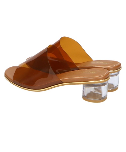 ORiental TRaffic by yuri（オリエンタルトラフィックバイユリ）の「PVCクリアヒールミュールサンダル/11299（サンダル・レディース・ブラウン・3L/LL/M/S/SS/L）」の9枚目の写真